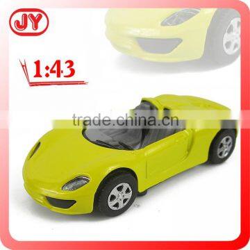 Pull back die cast toy car miniature with EN71