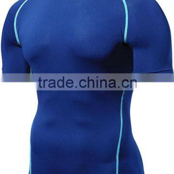 High quality and craftsmanship short sleeve base layer customized