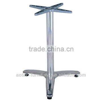 High quality aluminium metal coffee pedesal table base