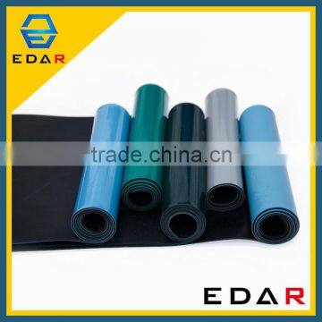 "High quantity 2mm*1m*10m / 2mm*1.2m*10m Cleanroom ESD rubber table top mat "