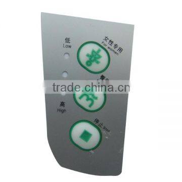 2015 Custom China Polycarbonate Membrane Graphic Keypad For Remote Control Panel