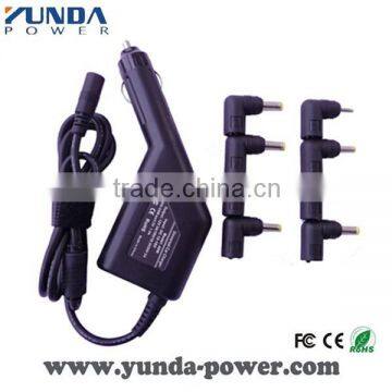 YUNDA Brand Quality Universal 40W Laptop Car Adapter with 8 DC Connectors