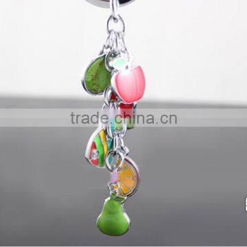 Fashion Fruit Pattern Zinc Alloy Key Chain Wedding Favors