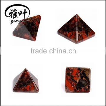 Wholesale Brecciated Jasper Gemstones Pyramids