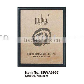 Wooden plaque/Trophy/award:BFWA0907--