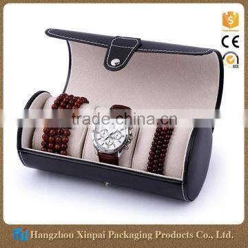 Blank blank leather watch travel case