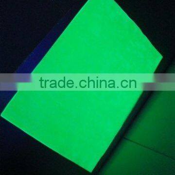 Glow in the dark photoluminescent PVC rigid sheet