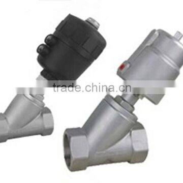 SS316 Normally open single acting angle seat valve