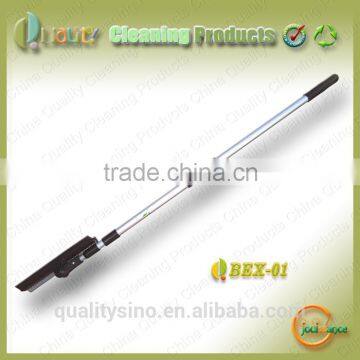 Magnetic window cleaner, long aluminium handle brush