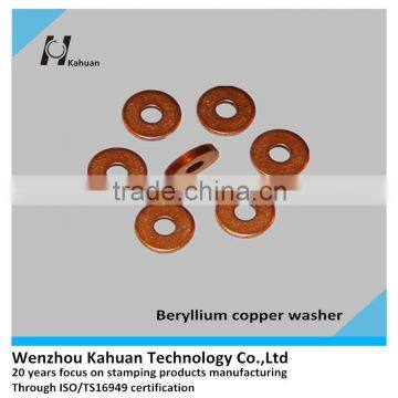 Beryllium copper flat washer mill supply wholesaler