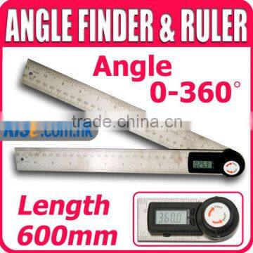 Digital AngleFinder 360 Degree 2in1 Protractor Ruler Angle Meter