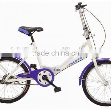 20 inch folding bike / single speed bike for lady