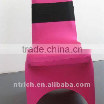 Cheap and High Quality Elastic Chair Sash, Decorative Elastic Sash for Wedding