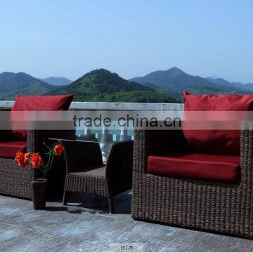 2015 Hot product modern Cane rattan furniture wicker sofa set outdoor