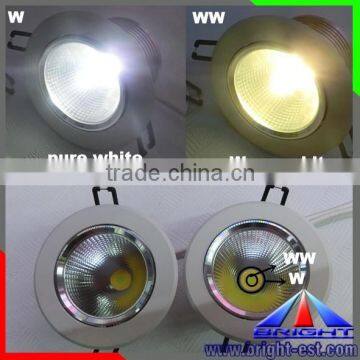 WW+W COB down light, LED ceiling spot light 220V with 2 year warranty