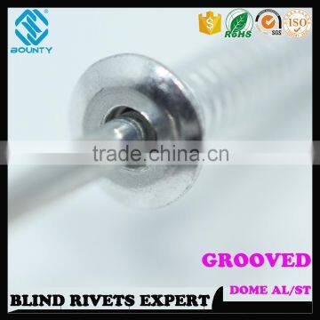 HIGH QUALITY FACTORY OPEN END ALUMINUM GROOVED POP RIVETS FOR WOOD photo-4