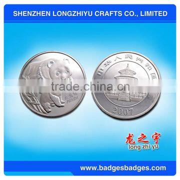 Custom Chiese Panda Sliver Coin,High Quanlity Embossed Coin