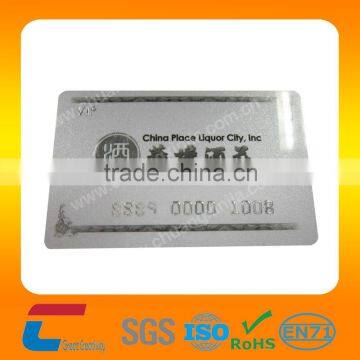 sliver silk-screen printing plastic business card                        
                                                                                Supplier's Choice