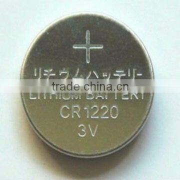 CR Battery 3.0V CR1220 lithium button Cell battery