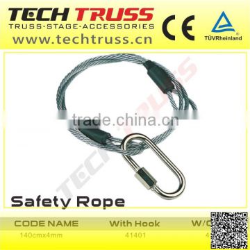 41401 aluminum safety rope for tower truss construction system