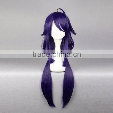 Hot Anime Submarine Taigei Straight Purple Anime Cosplay Wig Kantai Collection-Japanese Submarine Great Whale Purple Cosplay Wig photo-2