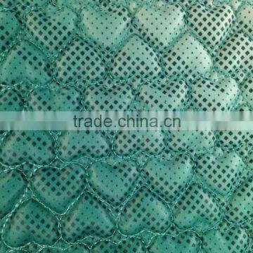 Padded winter embroidery quilting jacket/garment fabric