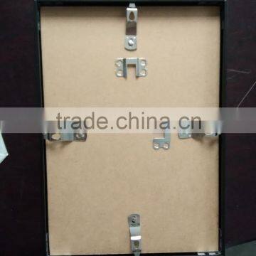 Brushed Black Color Aluminium Photo Frames 21x29.7cm With Foam Corner Protected photo-5
