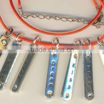 Various Rectangle Stainless Steel Metal Pendant