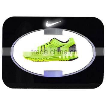 Acrylic magnetic levitating floating shoe display