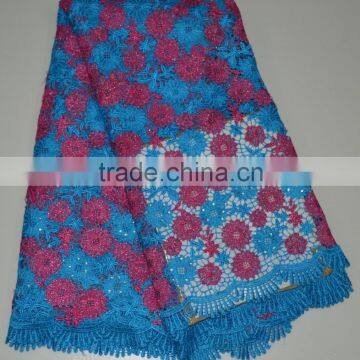Fashion Party Lace Embrodiery Nigeria Lace Nigeria Lace Fabric Guiopure Lace Fabric