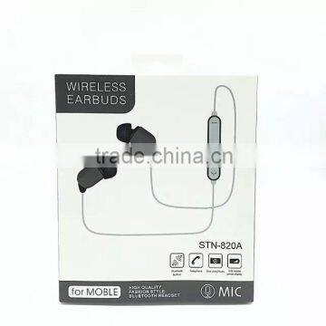 In-Ear Style and Wired Bluetooth Communication Headphone