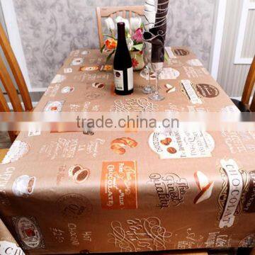 2015 new design table cover, table cloth fabric, table cloth design, table cloth factory