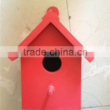 New arrival Refreshing handmade nature wooden birdhouse pass FSC test