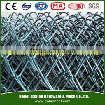 PVC coated used chain link fencing in metal wire mesh