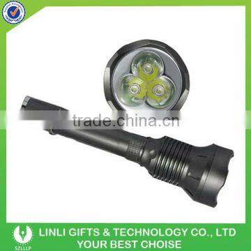 3 LED Aluminum Alloy cree Q5 flashlight