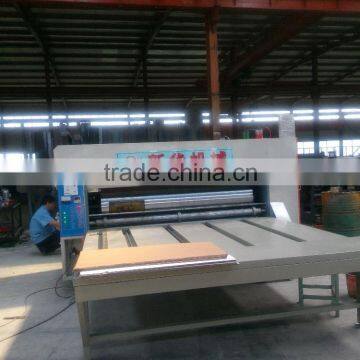 Semi-Automatic Corrugated Carton Box Printer Slotter Die-cutter Manufacturing photo-4
