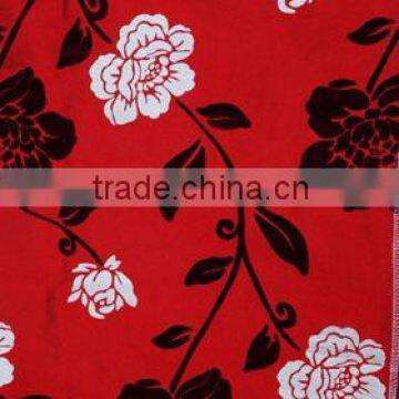 Taffeta flocking fabric