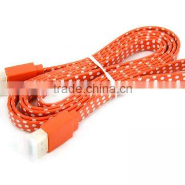 10M,20M,30M, customized length 1.4v flat male to male HDMI cable