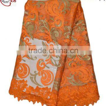 Frenc Lace CL14-231fashionable Latest Design Multi Color Fushial Net Frech Lace for Wholesale photo-3