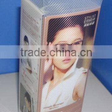 PVC glasses plastic box with hanger blister box for gift package