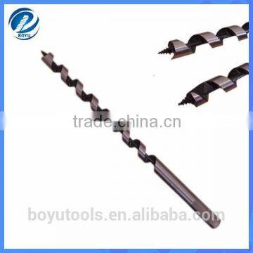 High performance auger hex shank drill bit for wood