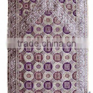 Colorful 100%Chenille Jacquard Woven Muslim Prayer Rug Mat photo-4