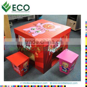 Popular High Quality Cardboard Chair&Table, Cardboard Furniture Display