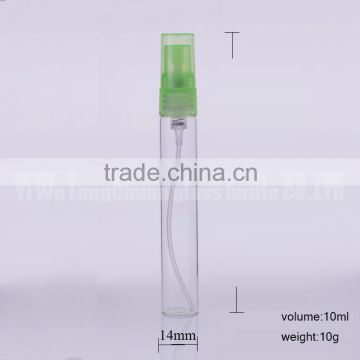 10ml Clear Refillable Perfume Plastic Atomizer Glass Bottle,Plastic Sprayer Pump Bottles