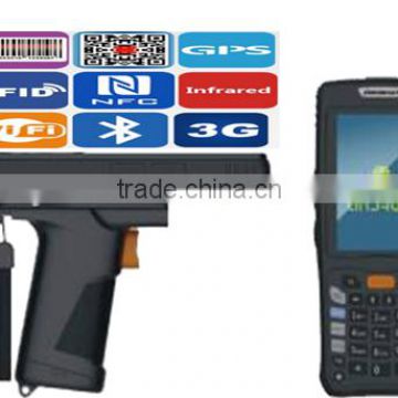 2015 newly 2d laser barcode scanner UHF pda terminal pda with nfc reader