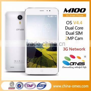 Beautiful Deisng Mobile M100 5 inch 3G chinese dual sim card mini android phone