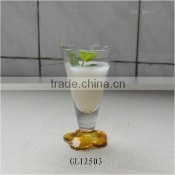 2 oz Short Color Stem Glass Mini Shot Glass photo-5