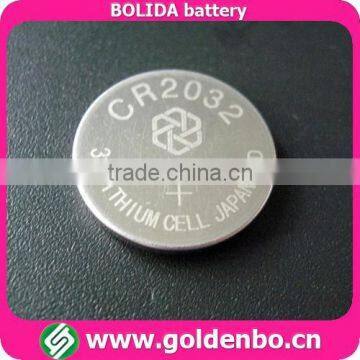 Long lifetime BOLIDA CR2032 li-mn battery