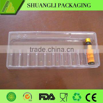 10 compartments Plastic vaccine medical Tray For Vial accept customization