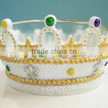 Crown bowl decoration